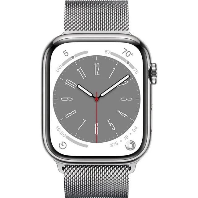 Watch Serie 8 41mm Stainless Steel Silver Gps Cellular